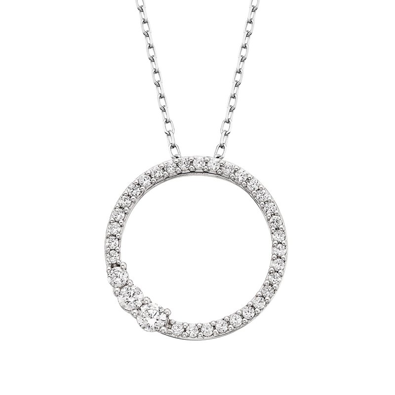 Diamond Circle Pendant